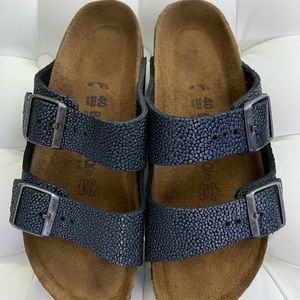 Birkenstock Arizona metallic stone 40N